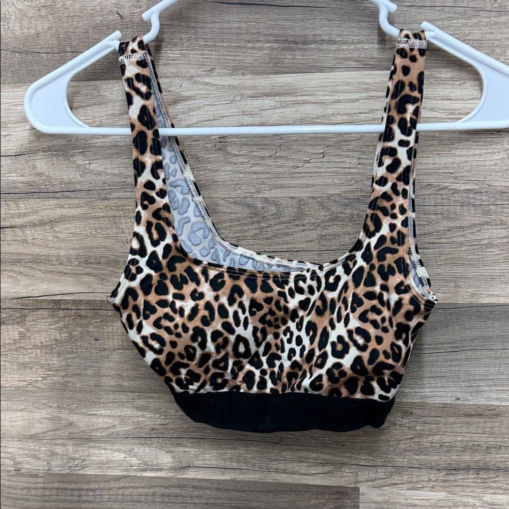 PINK Victoria's Secret Animal Print Sport Bra